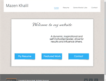 Tablet Screenshot of mazen.biz
